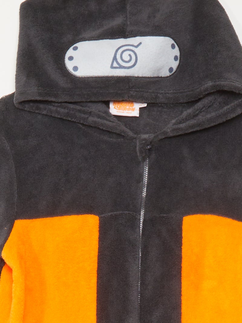Macacão pijama em malha polar 'Naruto' LARANJA - Kiabi