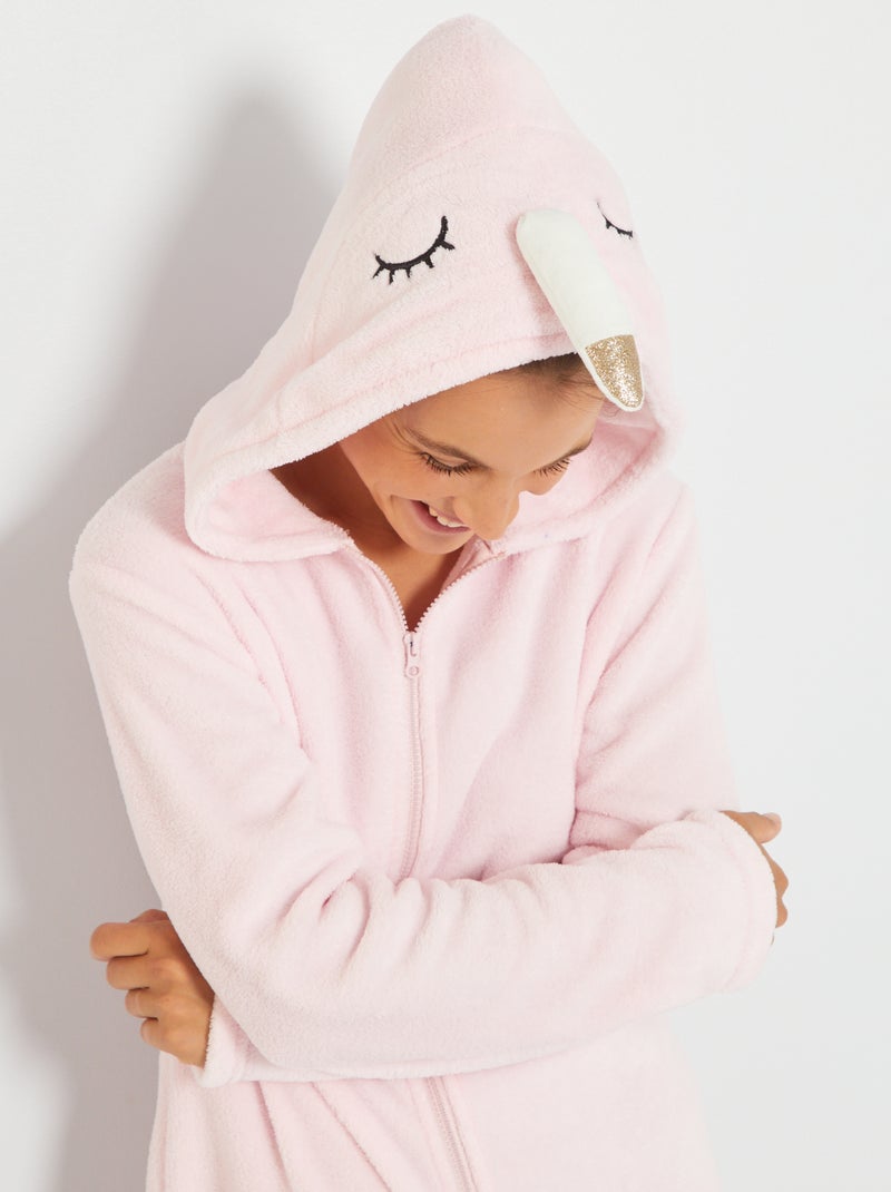 Macacão-pijama 'unicórnio' Rosa - Kiabi