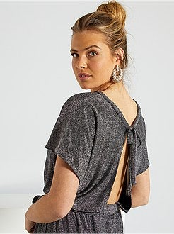 Macacão prateado - Kiabi