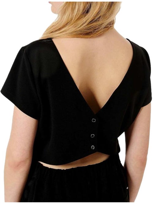 Macacão Preto Feminino Kaporal AROW - Kiabi