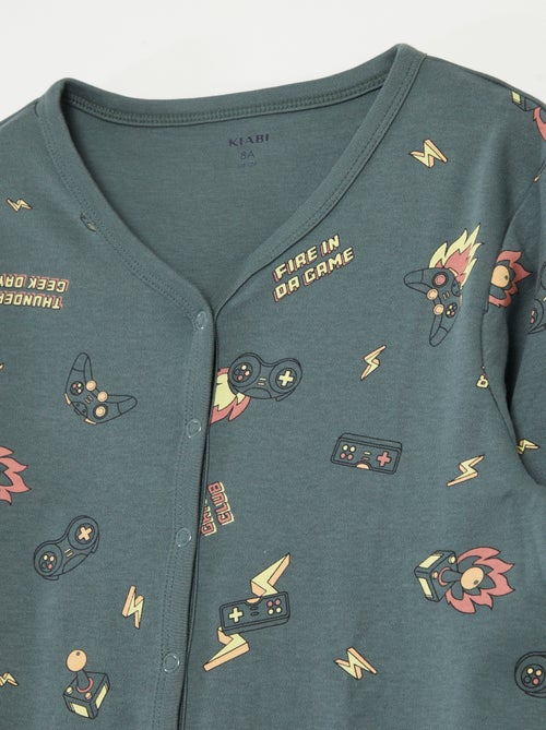 Macacão que abre com molas de pressão  - So Easy - Kiabi