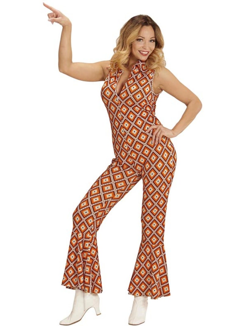Macacão Rhombosen, traje típico dos anos 70. Multicolorido - Kiabi