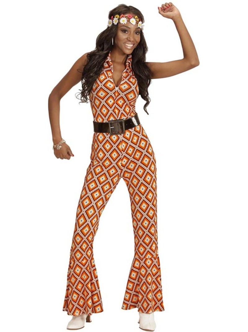 Macacão Rhombosen, traje típico dos anos 70. Multicolorido - Kiabi