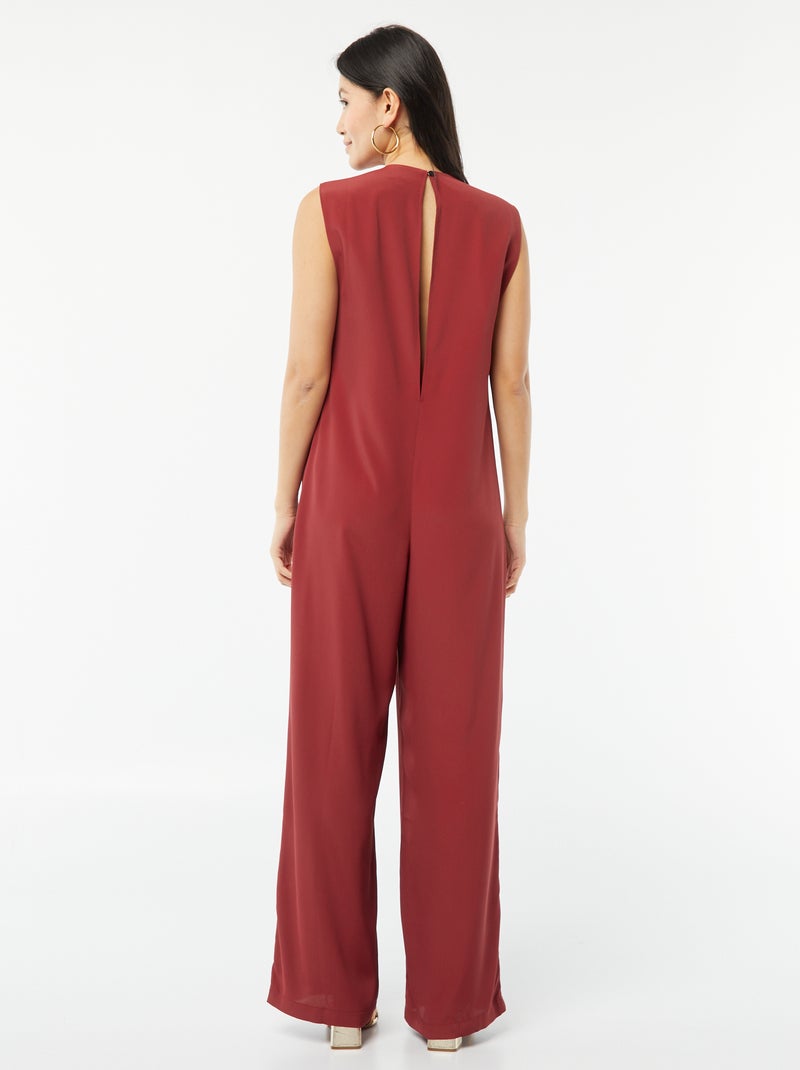 Macacão sem mangas com motivo VERMELHO - Kiabi