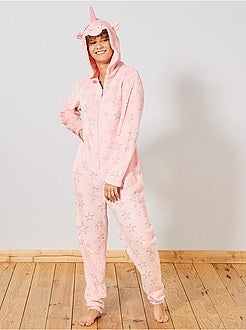 Macacão 'unicórnio' em peluche - Kiabi