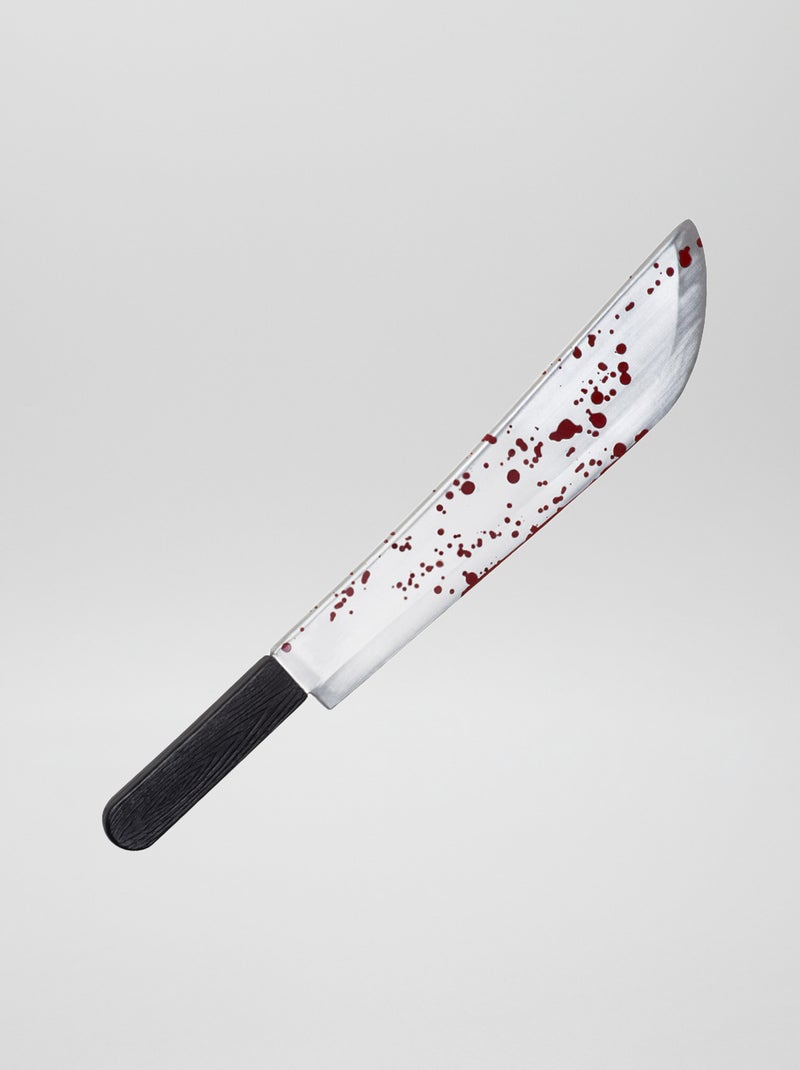 Machete de plástico - Fato Cinza/ Vermelho - Kiabi