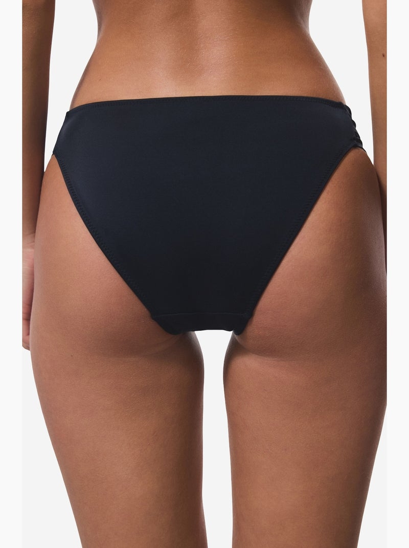 Macrame cueca de biquíni de cintura baixa penti Preto - Kiabi