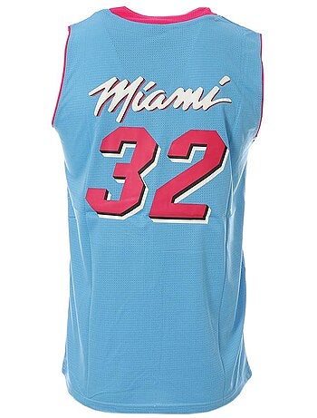 Camisola de Basquetebol Miami Azul/Rosa para Homem Sport Zone
