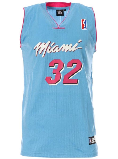 Maillot de Basquetebol Miami para Homem - Azul, Rosa e Branco | Sport Zone - Kiabi Maillot de Basquetebol Miami para Homem - Azul, Rosa e Branco | Sport Zone - Kiabi