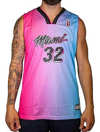 Maillot de Basquetebol Miami para Homem Rosa/Malva Sport Zone