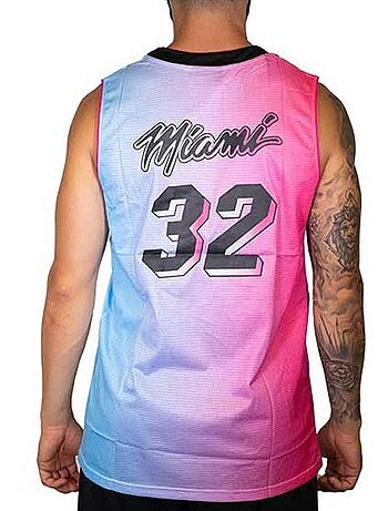 Maillot de Basquetebol Miami para Homem Rosa/Malva Sport Zone