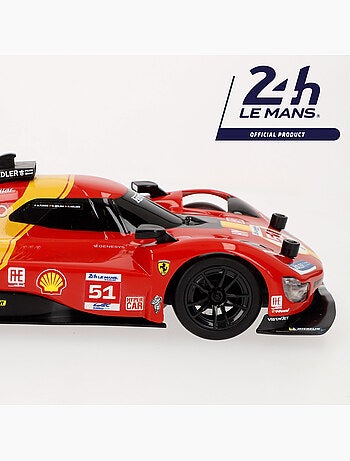 Maisto carro telecomandado ferrari 499p lmh (campeão das 24h de le mans de 2023) c/ luz 1:16