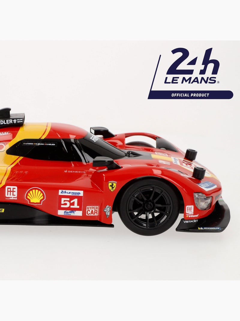 Maisto carro telecomandado ferrari 499p lmh (campeão das 24h de le mans de 2023) c/ luz 1:16 N/D - Kiabi