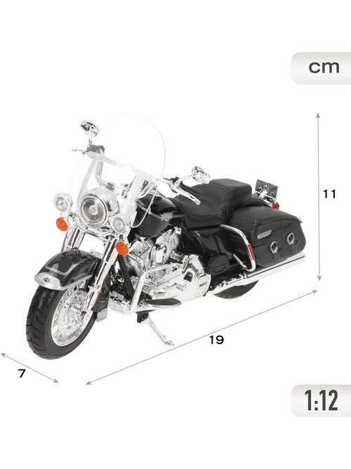 Maisto harley davidson road king 2013, modelo em escala 1:12 - Kiabi