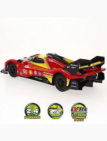Maisto tech r/c carro de controle remoto ferrari 499p 1:24