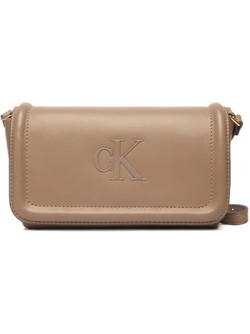 Mala a Tiracolo Bege Calvin Klein Jeans Bold para Mulher - Kiabi Mala a Tiracolo Bege Calvin Klein Jeans Bold para Mulher - Kiabi