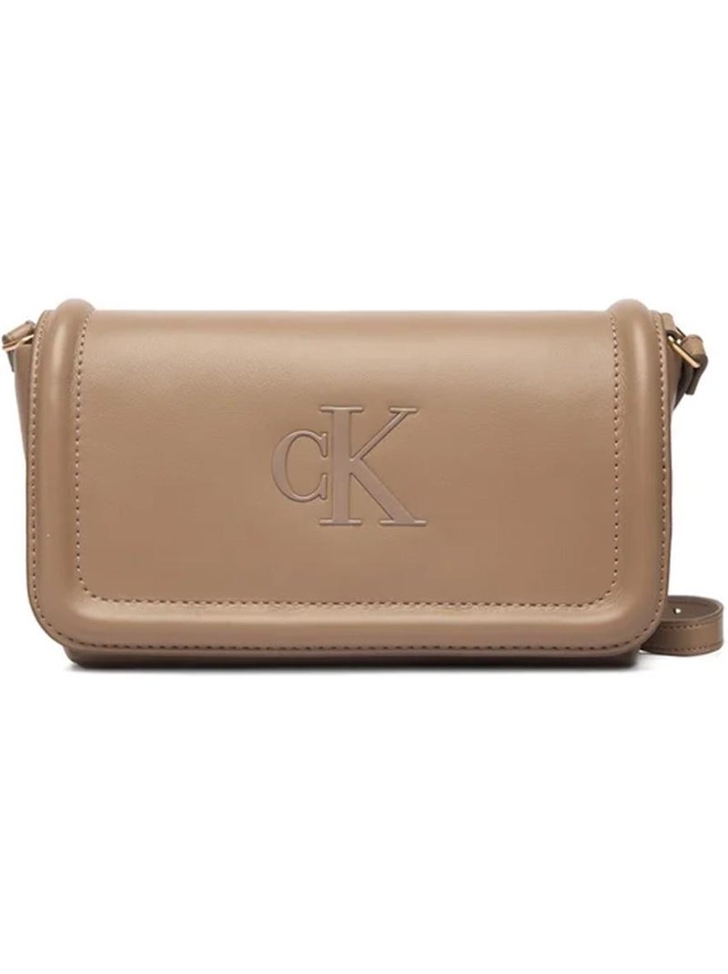 Mala a Tiracolo Bege Calvin Klein Jeans Bold para Mulher Bege - Kiabi