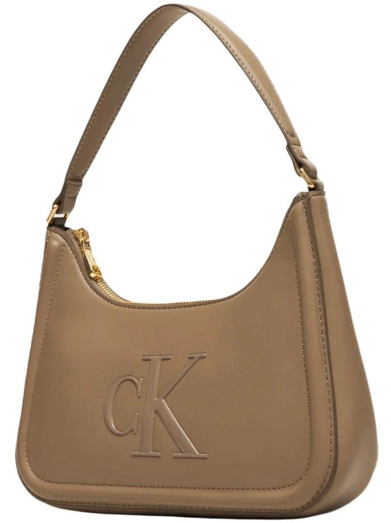 Mala a Tiracolo Bege Calvin Klein Jeans Sandi para Mulher Bege - Kiabi