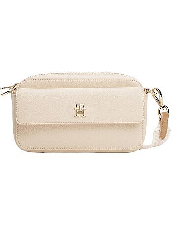 Mala a Tiracolo Bege Tommy Hilfiger Distinct AW0AW17455 para Mulher
