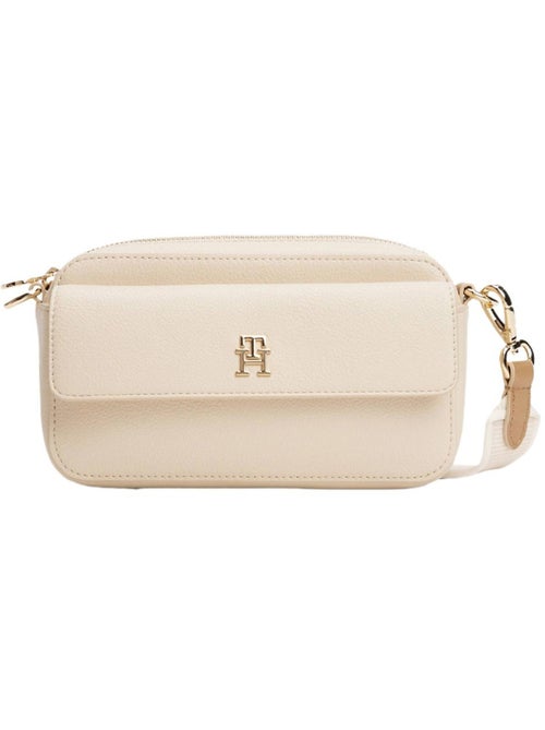 Mala a Tiracolo Bege Tommy Hilfiger Distinct AW0AW17455 para Mulher - Kiabi Mala a Tiracolo Bege Tommy Hilfiger Distinct AW0AW17455 para Mulher - Kiabi