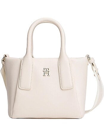 Mala a tiracolo bege tommy hilfiger essential mini para mulher