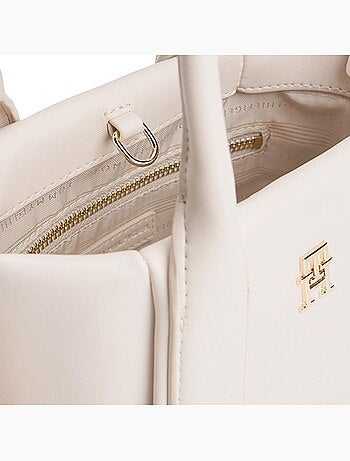 Mala a tiracolo bege tommy hilfiger essential mini para mulher