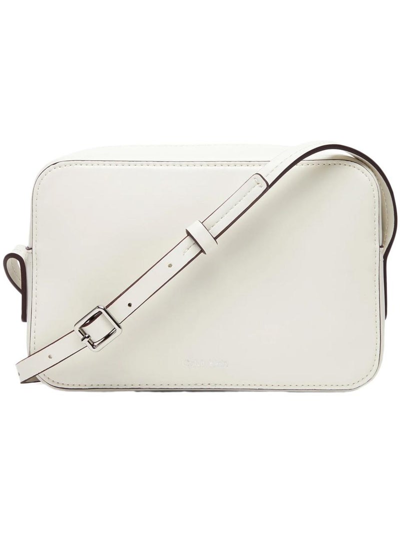 Mala a Tiracolo Branca Calvin Klein Jeans CK Camera para Mulher Branco - Kiabi
