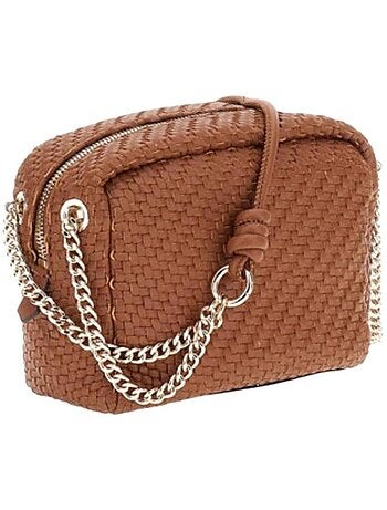 Mala a tiracolo guess francy bege para mulher