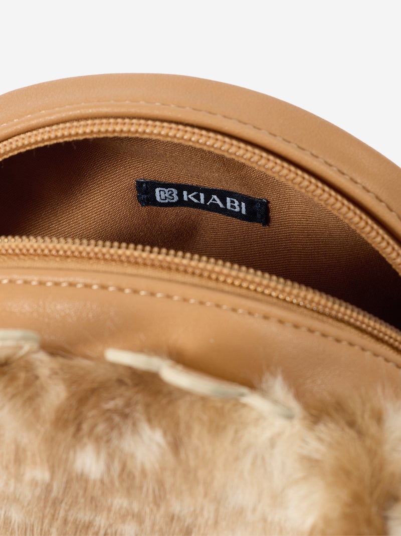 Mala a tiracolo em forma de rena Castanho - Kiabi