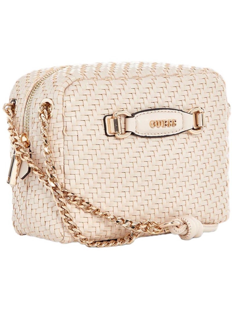 Mala a tiracolo guess francy bege para mulher Rosa - Kiabi