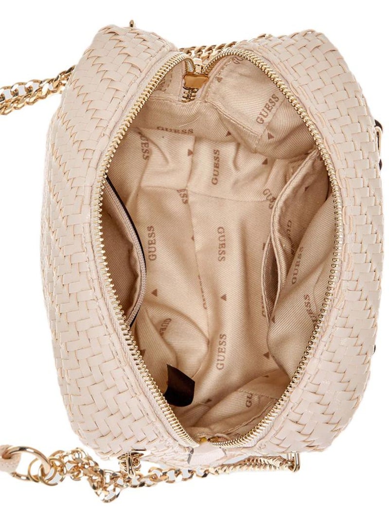 Mala a tiracolo guess francy bege para mulher Rosa - Kiabi