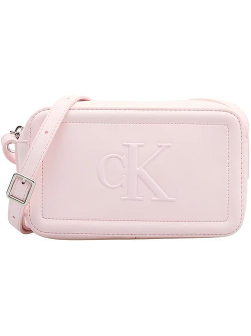 Mala a Tiracolo Rosa para Mulher Calvin Klein Jeans Bold Ck Camera - Kiabi Mala a Tiracolo Rosa para Mulher Calvin Klein Jeans Bold Ck Camera - Kiabi