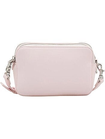 Mala a tiracolo rosa para mulher calvin klein jeans webbing