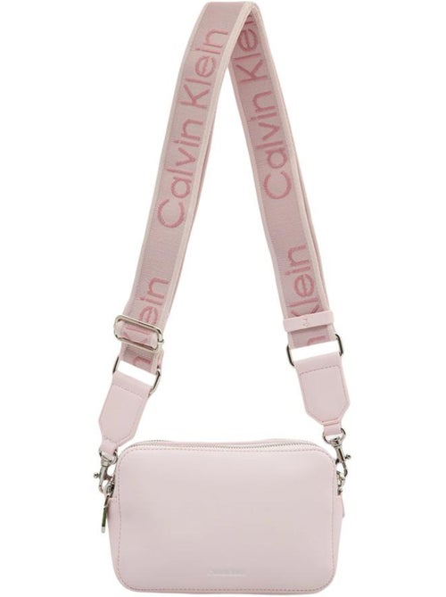 Mala a tiracolo rosa para mulher calvin klein jeans webbing - Kiabi