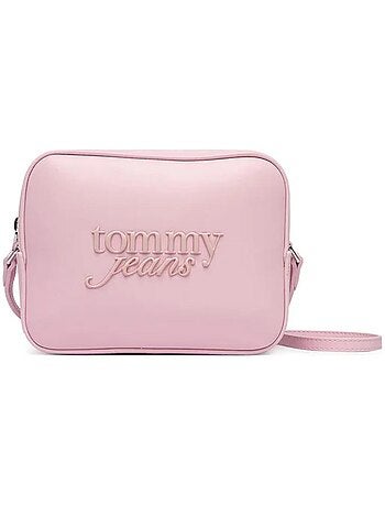 Mala a tiracolo rosa para mulher tommy hilfiger must camera