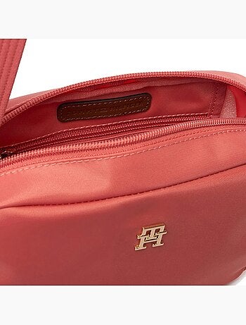 Mala a tiracolo verde tommy hilfiger popette camera para mulher