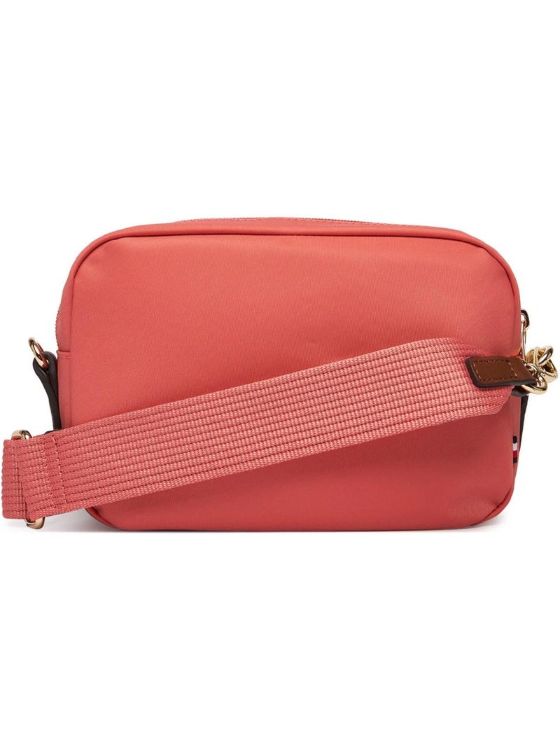 Mala a tiracolo rosa para mulher tommy hilfiger popette camera Castanho-capuccino - Kiabi