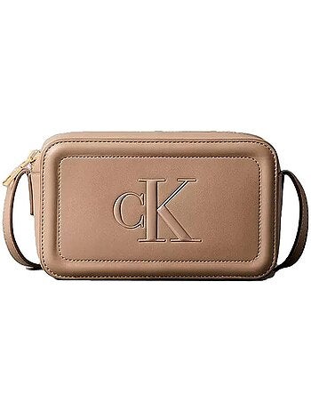 Mala a Tiracolo Rosa para Mulher Calvin Klein Jeans Bold Ck Camera