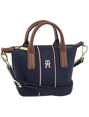 Mala a tiracolo tommy hilfiger popettees azul-marinho para mulher