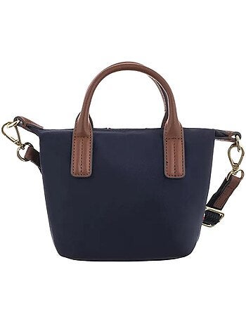 Mala a tiracolo tommy hilfiger popettees azul-marinho para mulher