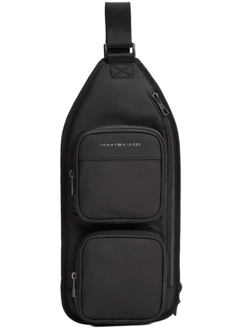 Mala a tiracolo tommy hilfiger repreve preta para homem Preto - Kiabi