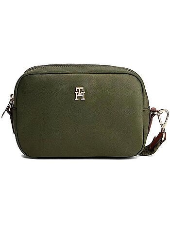 Mala a Tiracolo Verde Tommy Hilfiger Popette Camera para Mulher
