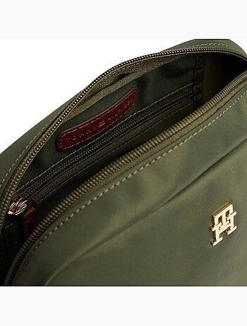 Mala a Tiracolo Verde Tommy Hilfiger Popette Camera para Mulher