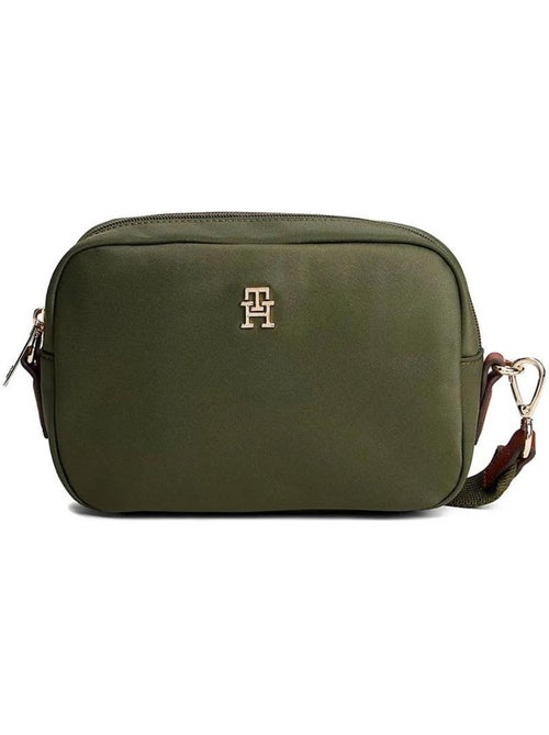 Mala a Tiracolo Verde Tommy Hilfiger Popette Camera para Mulher - Kiabi Mala a Tiracolo Verde Tommy Hilfiger Popette Camera para Mulher - Kiabi