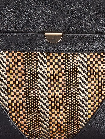 Mala com alça bi-matéria - Kiabi