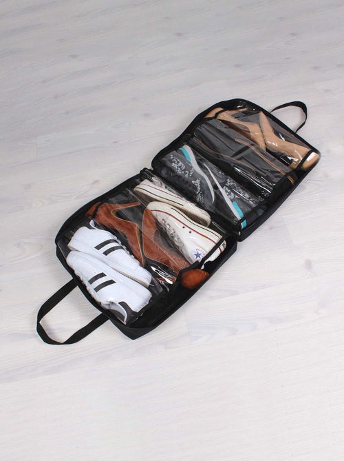 Mala de arrumação de calçado preta - Kiabi