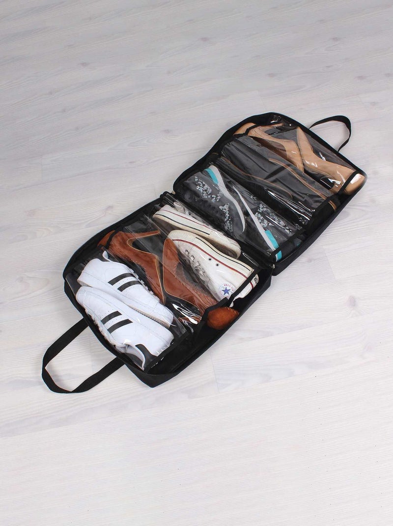 Mala de arrumação de calçado preta Preto - Kiabi