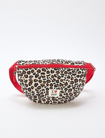 Mala de Cintura com estampado de leopardo 'Agathe Sorlet x Kiabi' - Dia dos Namorados