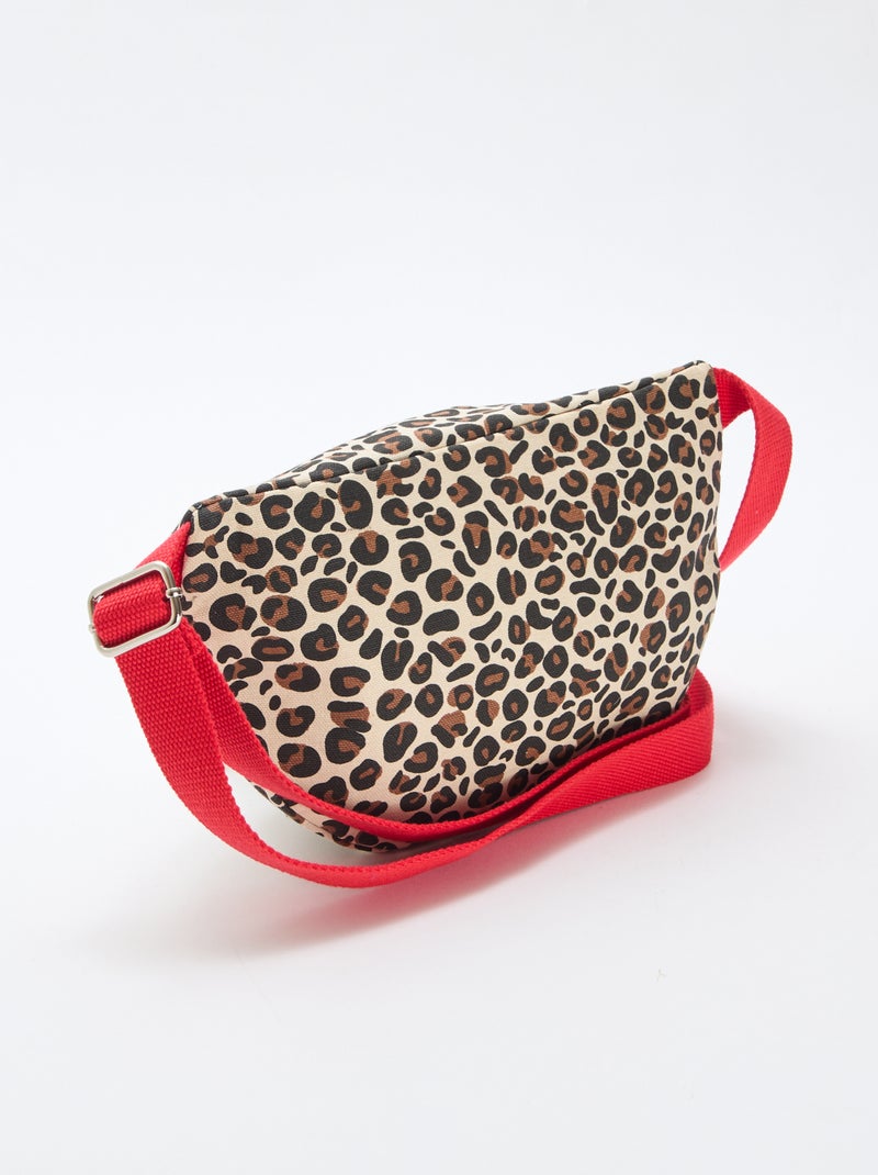 Mala de Cintura com estampado de leopardo 'Agathe Sorlet x Kiabi' - Dia dos Namorados Branco - Kiabi