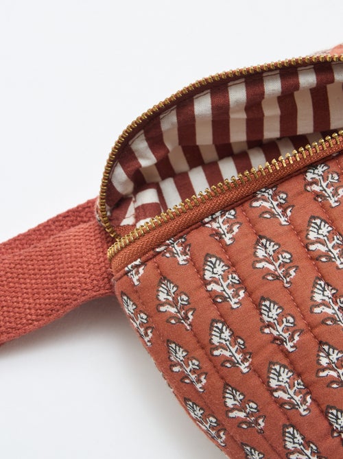 Mala de cintura com estampado fantasia - Kiabi